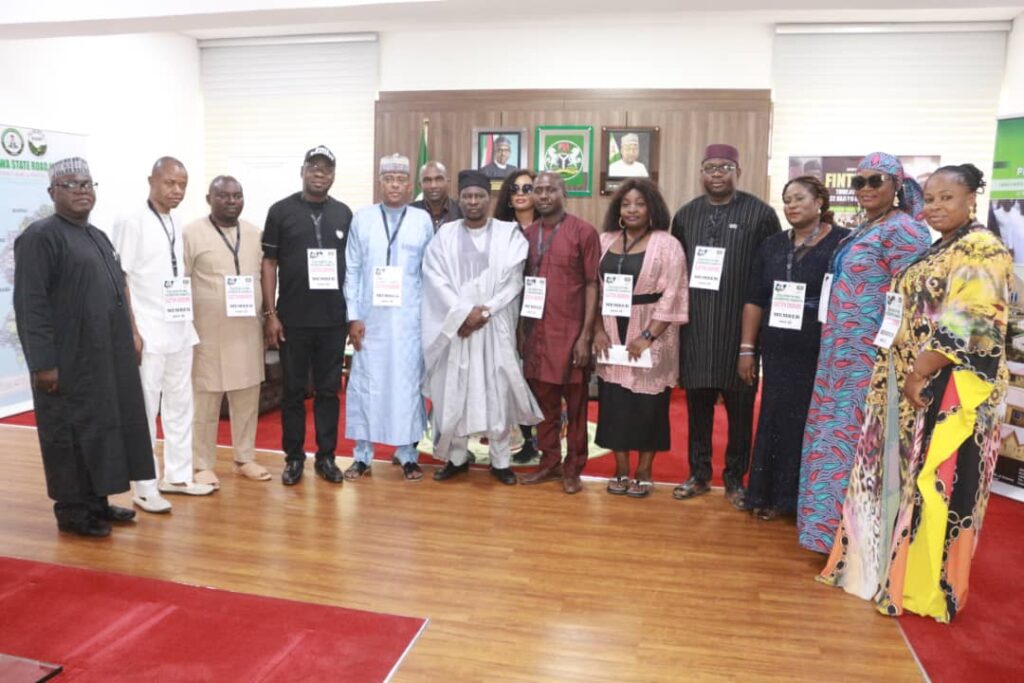 During a familiarization working visit to His Experiency, RT. Hon. Umar Fintri, Executive Governor of Adamawa State