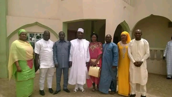 With the governor of Sokoto State, 2014. H. E Aliyu Wamakko