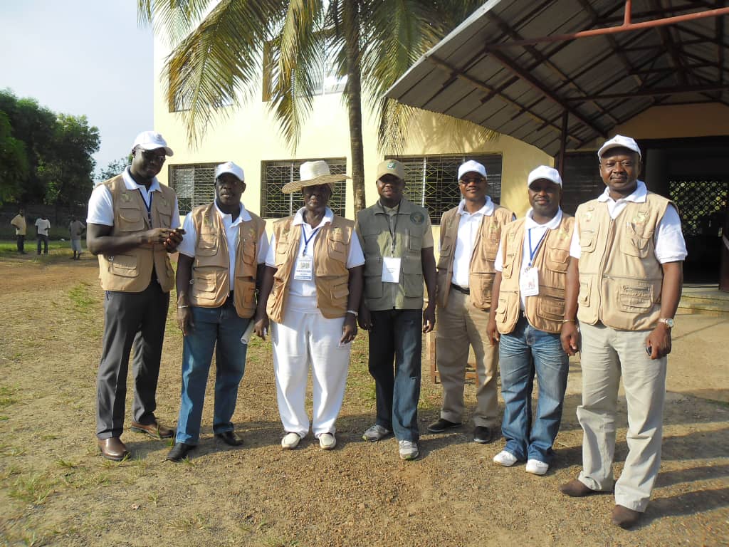With African Union Election Observation Mission to Liberia, 2011.